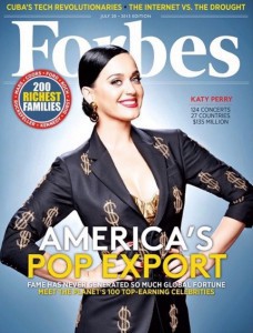 Forbes Magazin mit Katy Perry