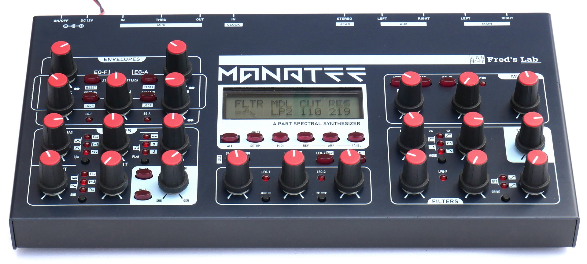 Fred's Lab Manatee Synthesizer front