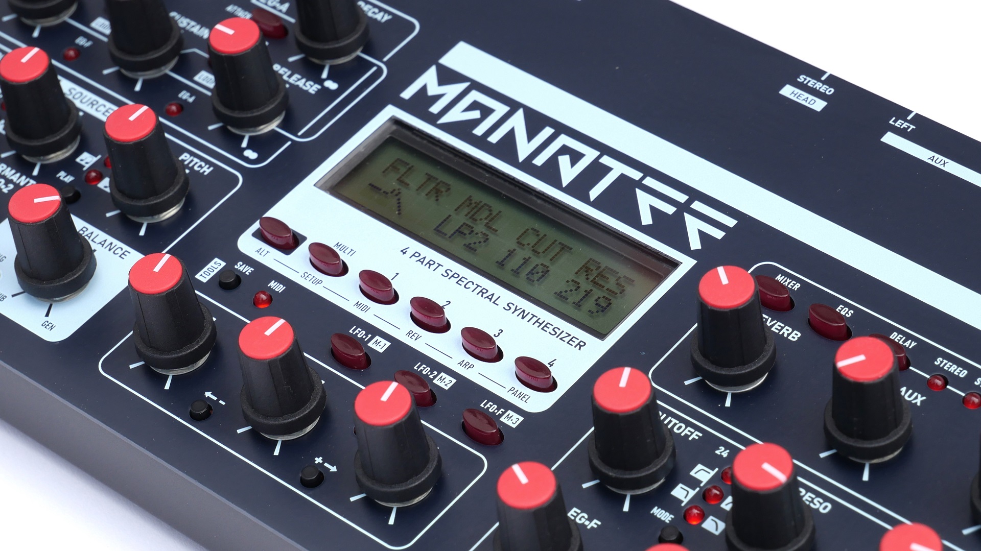 Fred's Lab Manatee Synthesizer Display
