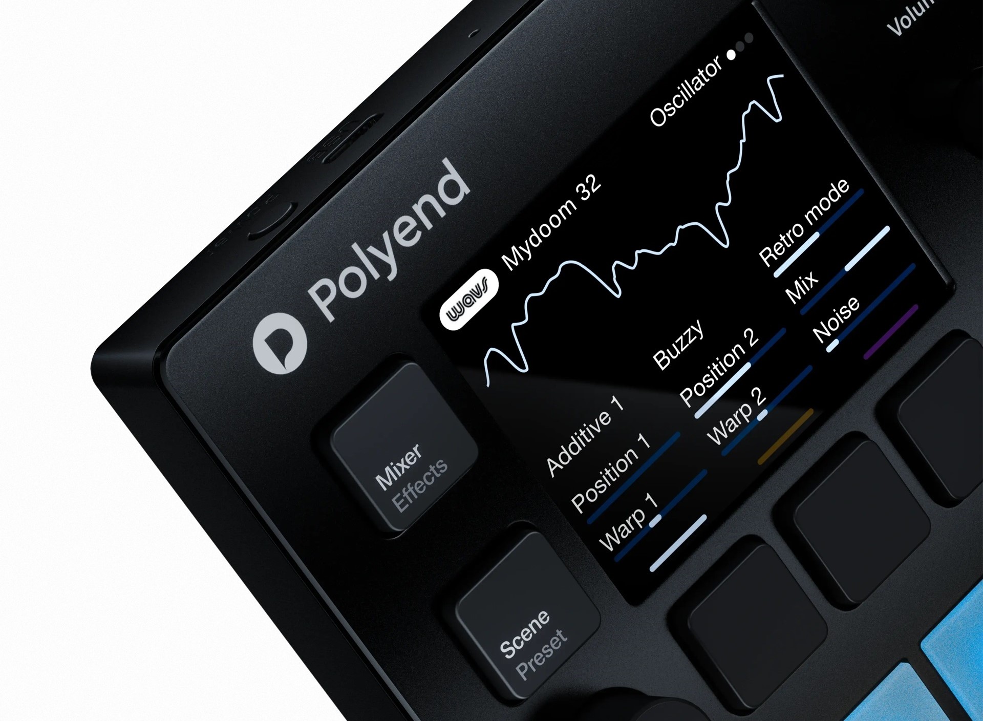 Polyend Synth display