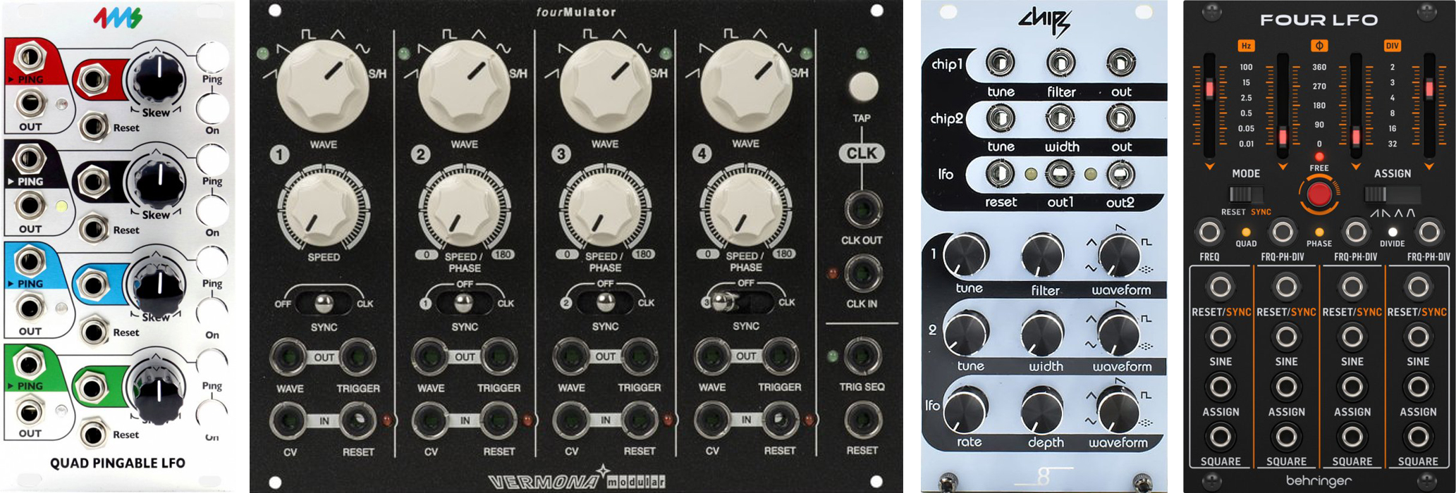 LFO Eurorack Tutorial Quad Dual