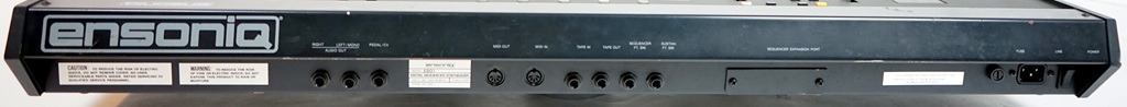 Ensoniq ESQ 1 Rückseite