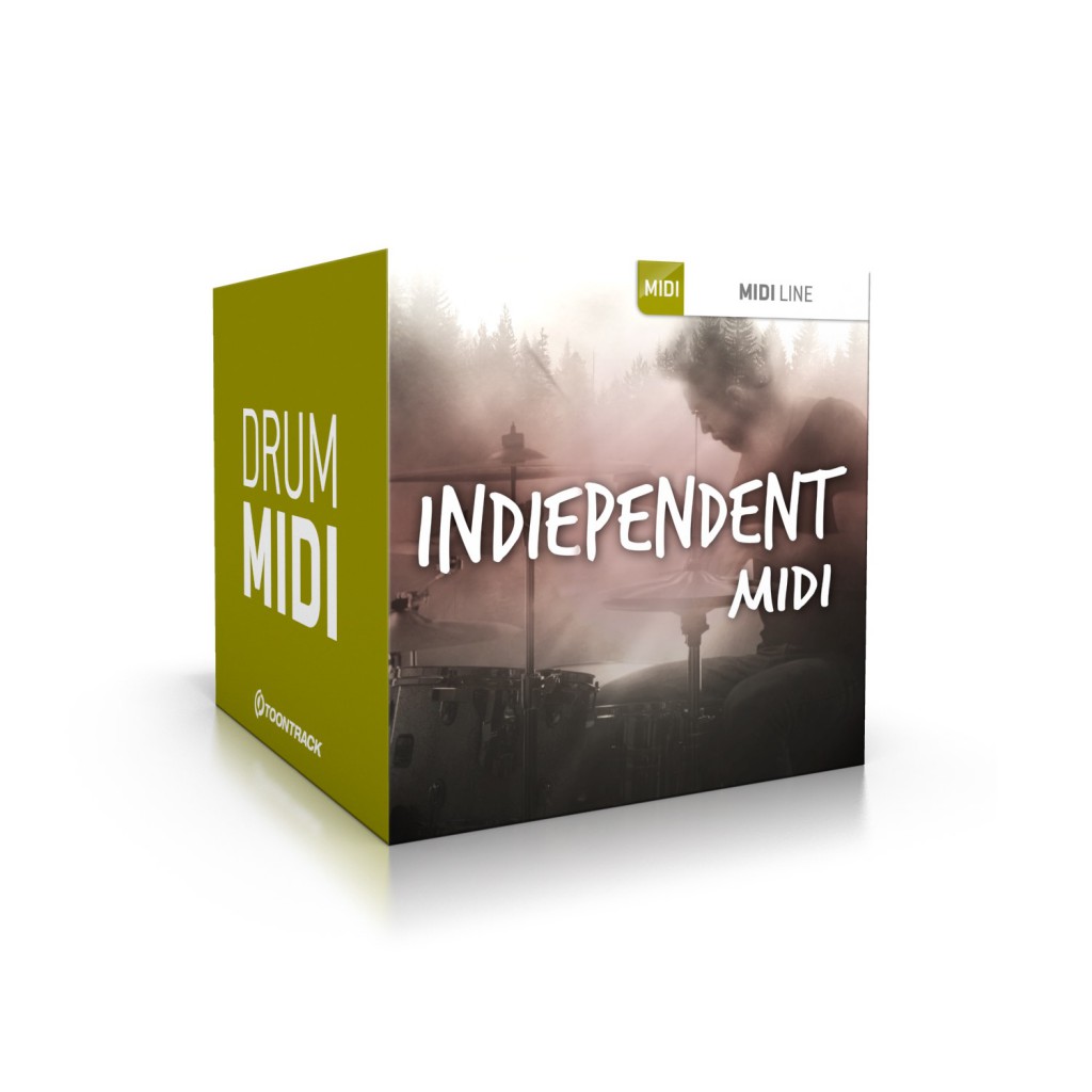 TOONTRACK Indiependent MIDI-Pack - Boxshot_hires