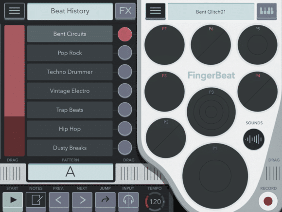 Kurztest Drum App Fingerbeat Iphone Ipad Keyboards