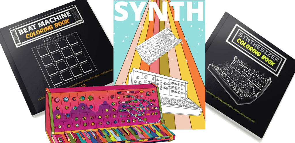 synthesizer coloring books