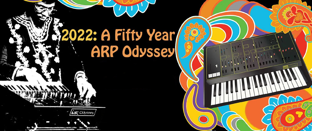arp odyssey 50 year synthesizer