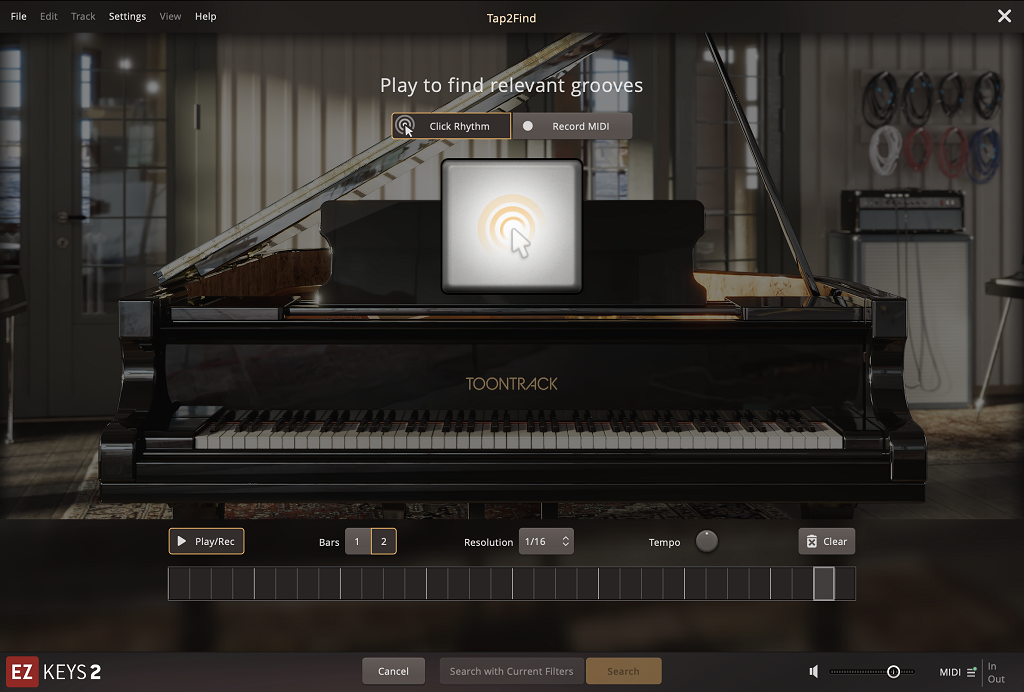 Toontrack EZkeys2 tap