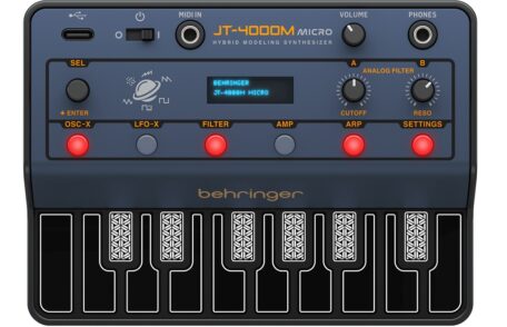 behringer jt-4000m synthesizer midi