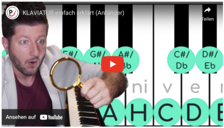 Klaviertasten des Piano