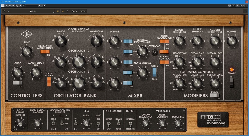 UAudio Minimoog