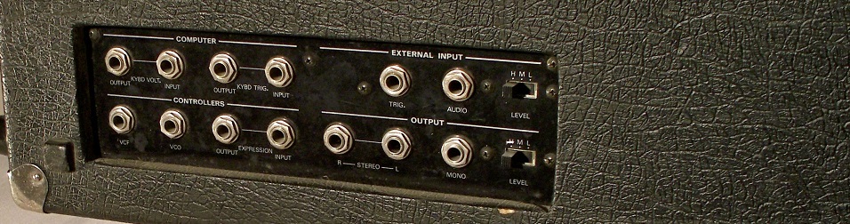 Roland SH-5 Anschlüsse