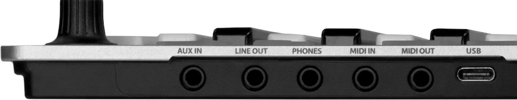 ESI Xsynth synthesizer rear