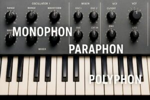 Monophon, paraphon und Polyphon bei Synthesizer erklärt
