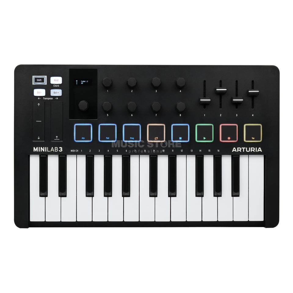 Arturia MiniLab 3 Black Midi Keyboard