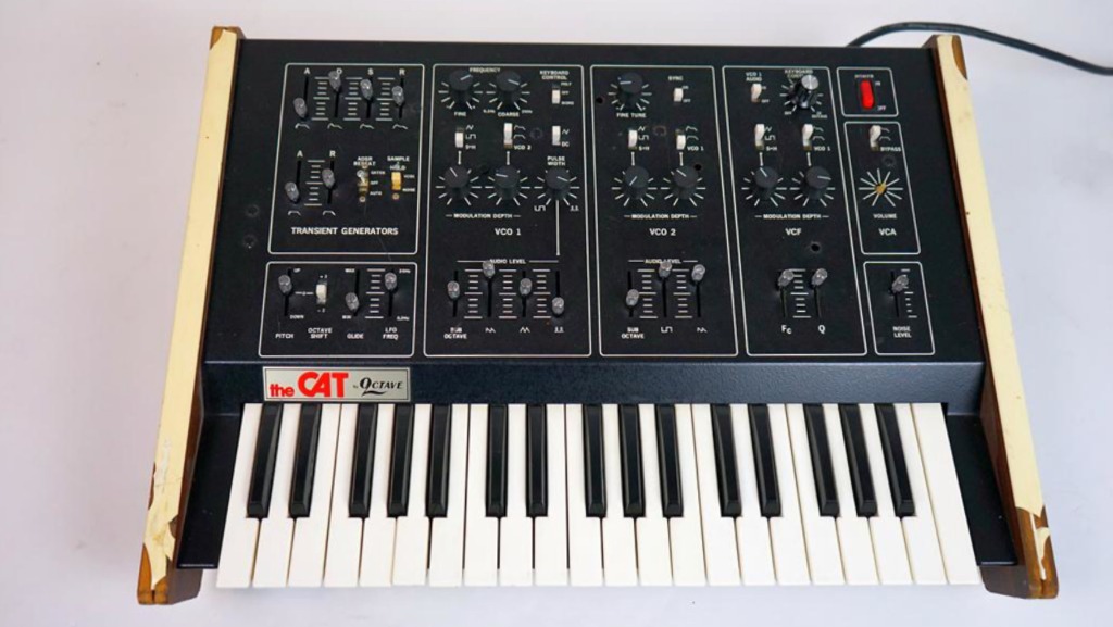 Octave Cat Synthesizer Top-Ansicht