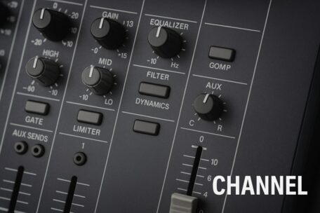 Was ist ein Channelstrip in der Tontechnik bei einem Mischpult