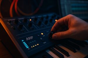 Spielhilfe Arpeggiator bei Synthesizer