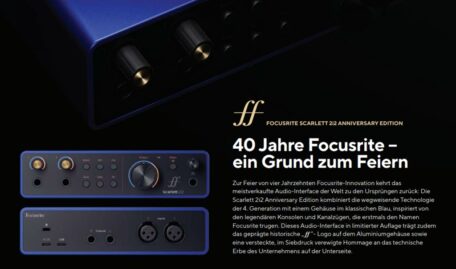 Audiointerface Focusrite 2i2 Anniverary