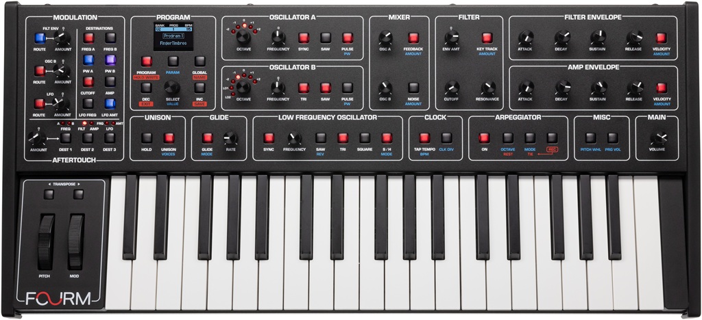 Sequential FourM analoger Synthesizer