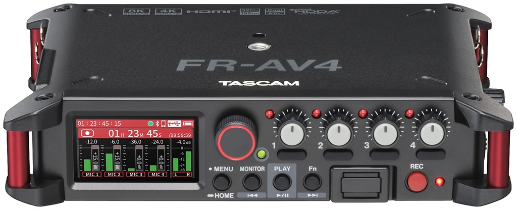 Tascam FR-AV4, Feldrekorder für Video und Tontechnik