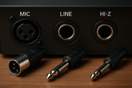 Welchen Audioeingang bei einem Audiointerface nutzen?