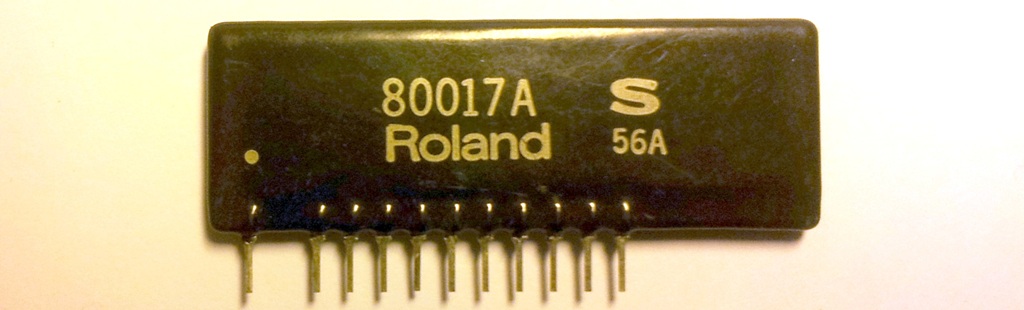 Roland 80017A Filter VCA im analogen Synthesizer Roland Juno 106