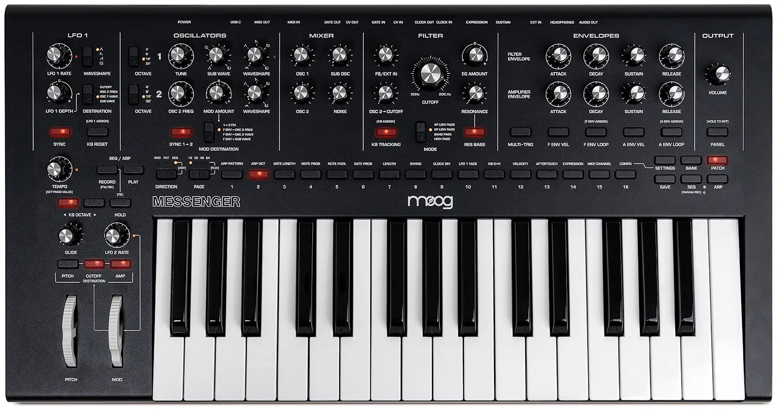moog messenger synthesizer