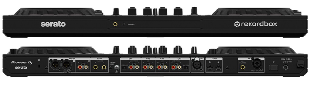 Pioneer DDJ-FLX10 front rear