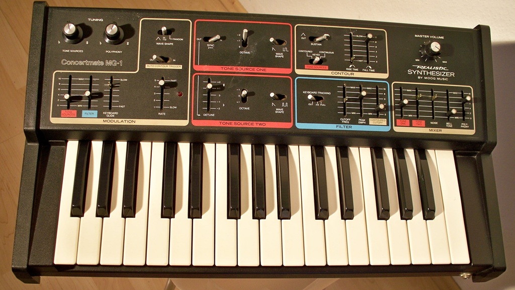 Realistic Concertmate MG-1 analoger Synthesizer