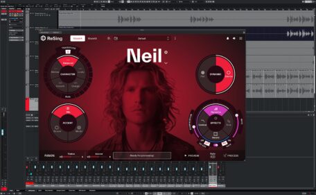 ReSing im Einsatz innerhalb einer DAW: Dank ARA-Integration und klar strukturierter Parameter eignet sich das Tool gut für moderne Vocal-Workflows.