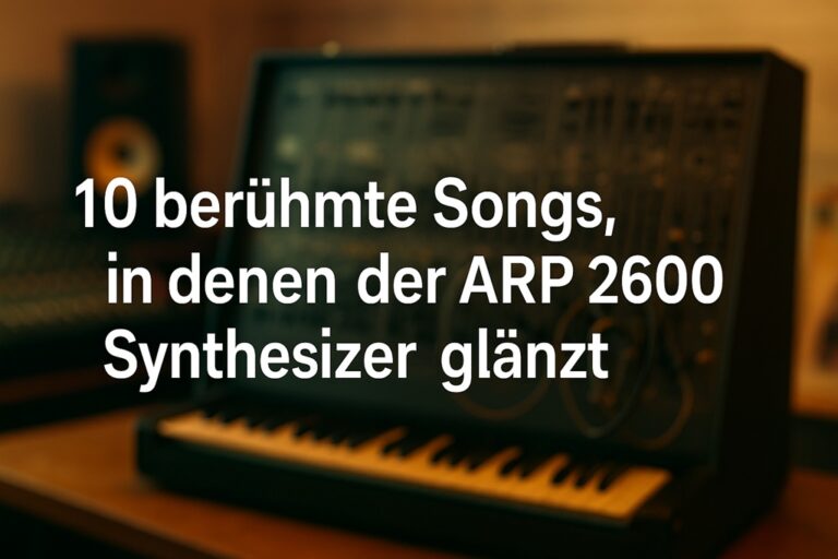10 Songs mit dem Arp 2600 Synthesizer