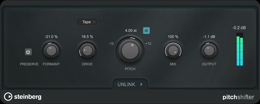 Cubase 15 Pitch-Shifter neues Plugin für DAW