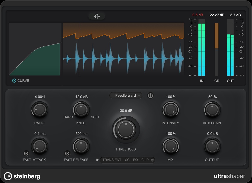 Steinberg Cubase 15 neues Feature Ultrashaper