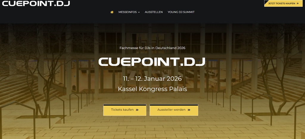 Cuepoint.dj 2026 DJ-Messe in Kassel