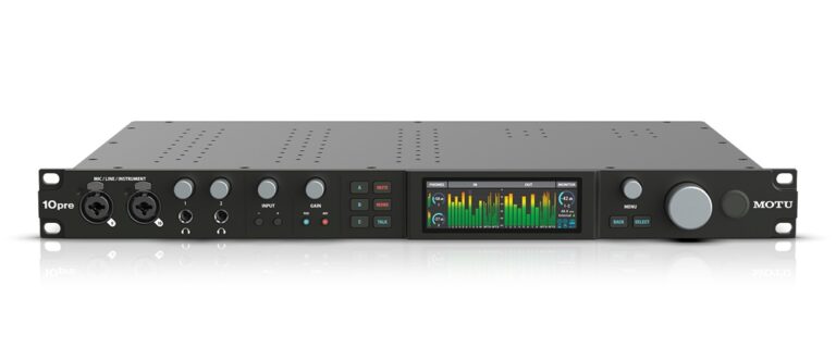 Audiointerface MOTU 10Pre mit Thunderbolt und USB4