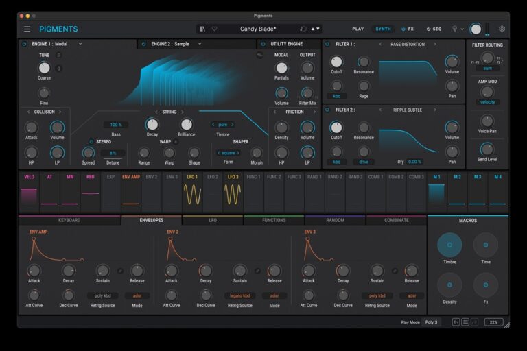 Arturia Pigments 7 Software Synthesizer