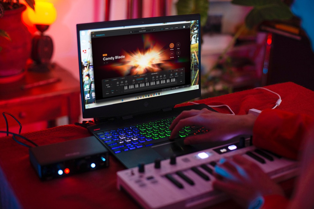 Arturia Pigments 7 auf Laptop