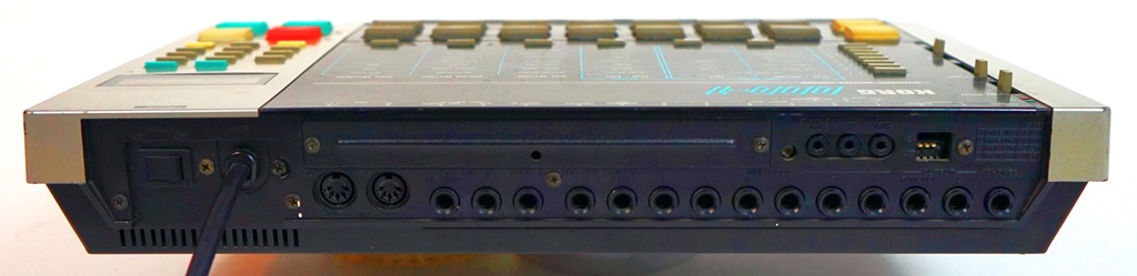 Korg DDD-1 Rückseite mit Anschlüsse