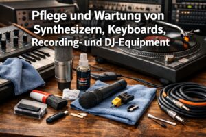 Wie Pflege und Warte ich meinen Synthesizer, Keyboard, Mikrofon und Plattenspieler