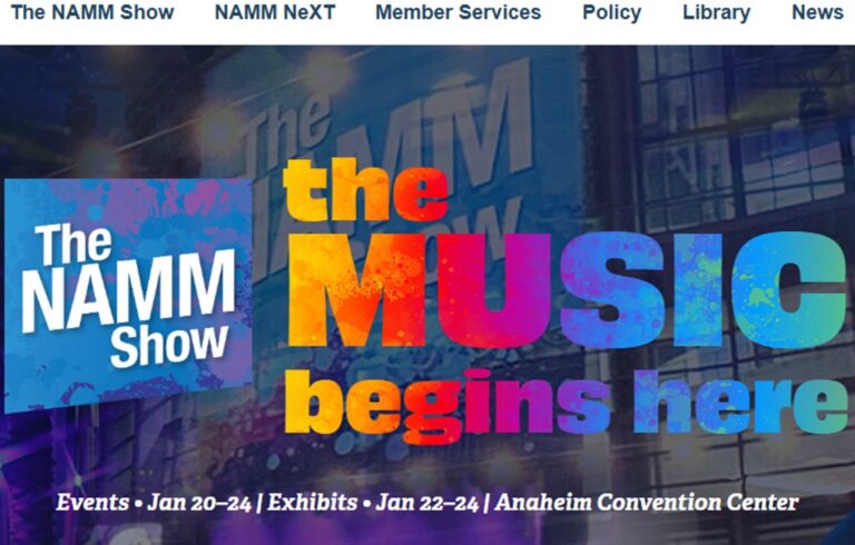 Musikmesser NAMM 2026 aus Anaheim für Musiker