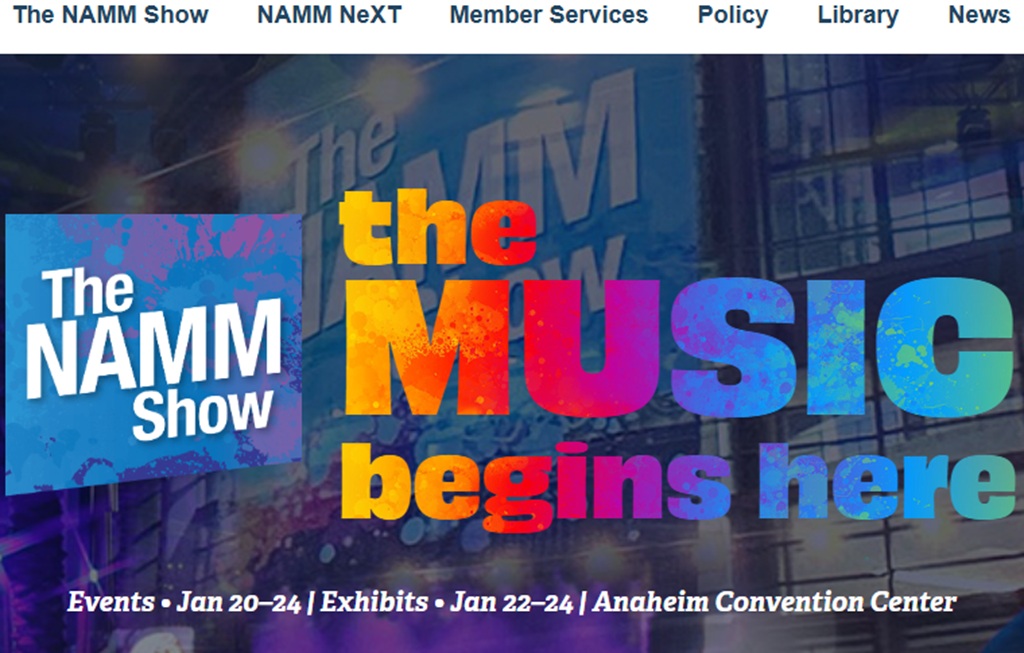Musikmesser NAMM 2026 aus Anaheim für Musiker