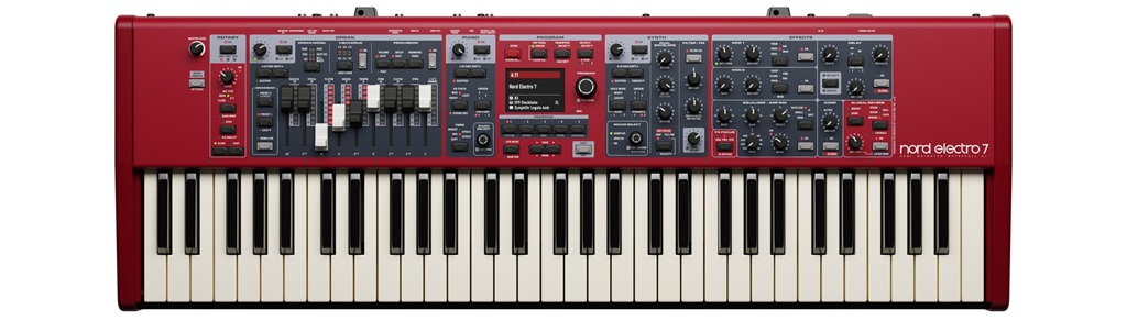 Clavia Nord Electro 7 Top-Ansicht Stagepiano