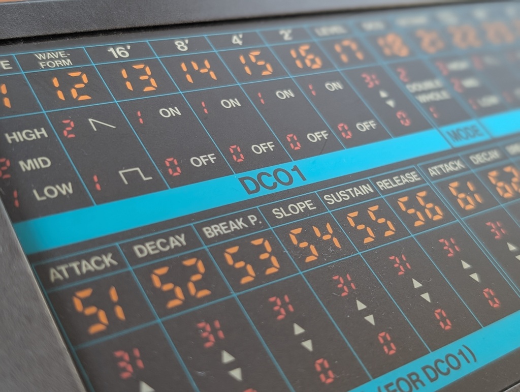 Korg Poly-800 Parameter