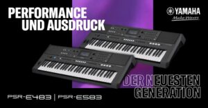 Neue Keyboards zur NAMM 2026 von Yamaha PSR-E483 und PSR-583