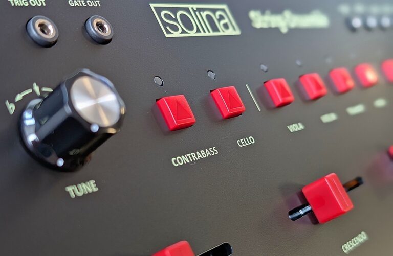Analoge Stringmachine Behringer Solina String Ensemble Test