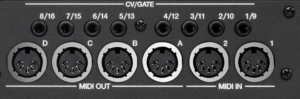 AKAI MPC XL - MIDI und CV/Gate Anschlüsse für Synthesizer