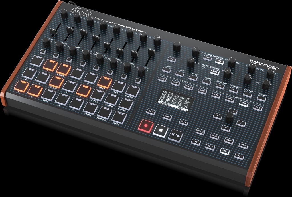 Drum Machine Behringer BMX Winkelansicht