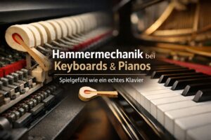 Spielgefühl bei Piano und Flügel durch Hammermechanik