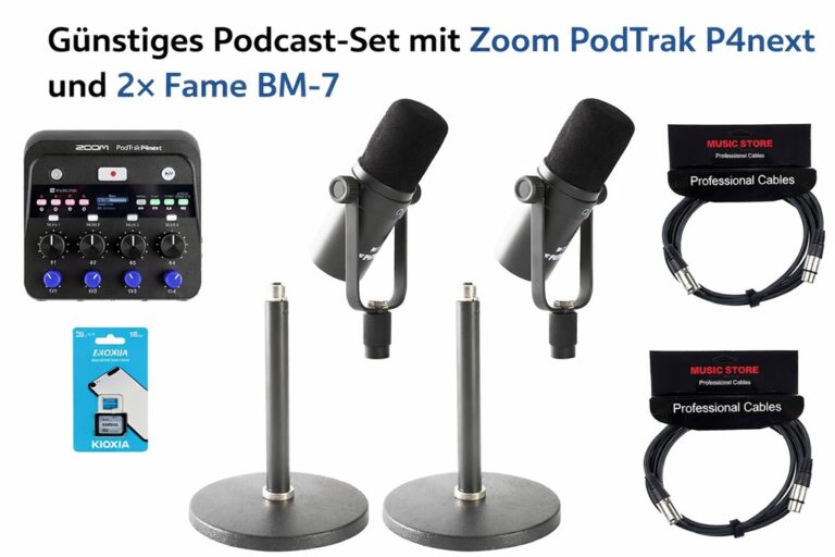 Günstiges Set für Podcast Anfänger