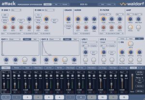 Drum Synthesizer Plugin für DAW von Waldorf Attack 3